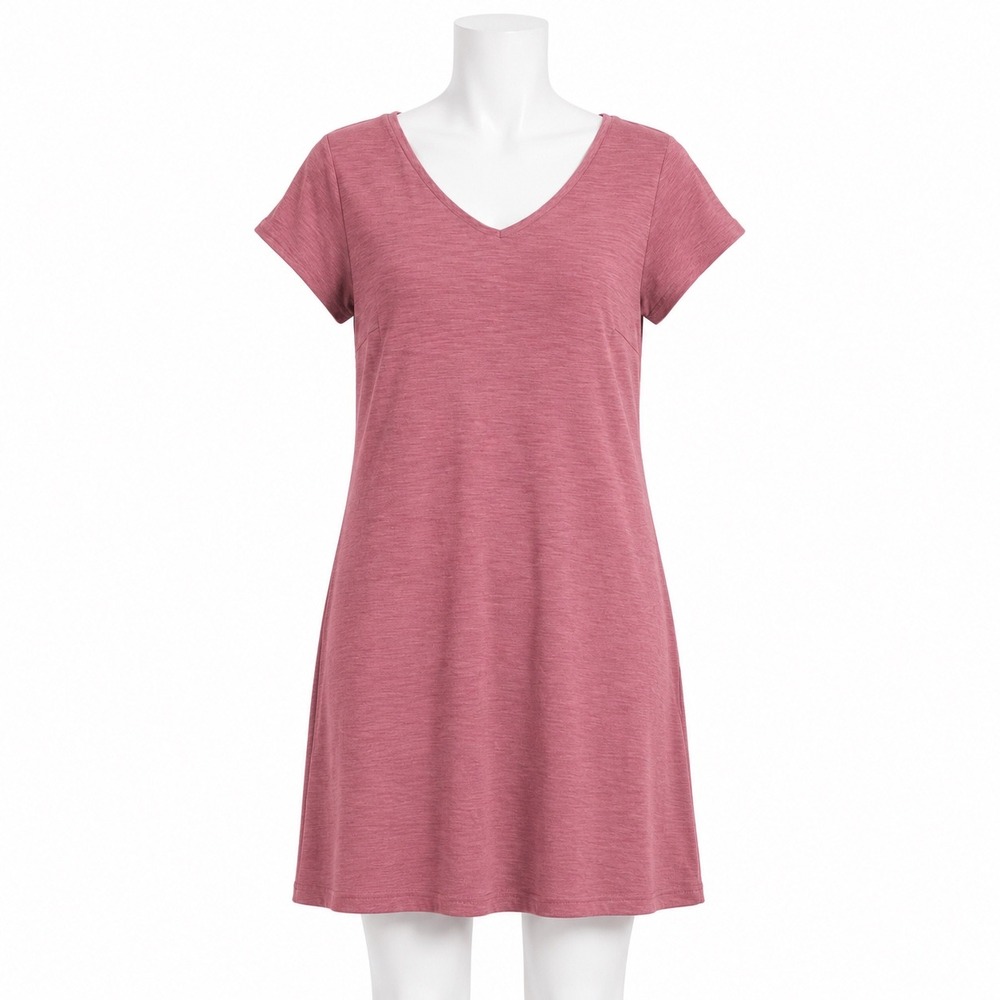 Sigrid Olsen Modal Dress‎ S Dusty Rose Quiet Luxury Coastal Grandmother Casual